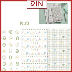 Giấy bọc sách vở / Giấy gói quà / giấy bao tập / giấy bao vở học sinh, sinh viên size A4, B5, A5 cao cấp – 24 cuốn
