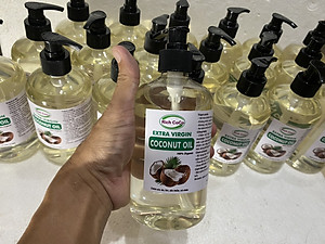 DẦU DỪA HỮU CƠ ÉP LẠNH - RICH COCO – EXTRA VIRGIN COCONUT OIL – CHAI 500ml