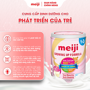 Sản Phẩm Dinh Dưỡng Công Thức Meiji Growing Up Formula - Nhập khẩu chính hãng (800g)
