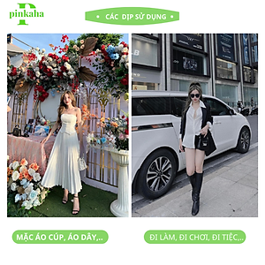 Áo Lót Dán Nâng Ngực Silicon - Áo Bra Dán Ngực Silicon Cài Trước Không Gọng Hình Bàn Tay