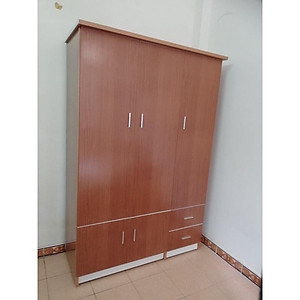 Tủ nhựa Đài Loan -  tủ nhựa 3 cánh, tủ quần áo nhựa Đài Loan màu Trắng, hồng, xanh dương, vân gỗ óc chó, vân gỗ