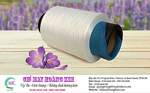 Chỉ Tơ vắt sổ 150A2 (lốc 6 ống/550g) chất liệu polyester cao cấp