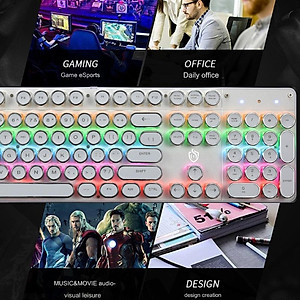 Bàn Phím Cơ K900 Gaming - Led xuyên phím có hotswap cho máy tính , laptop hàng nhập khẩu