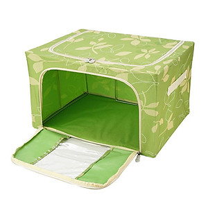 Bộ 2 túi đựng chăn màn quần áo khung sắt gấp gọn tiện lợi