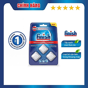 Vỉ vệ sinh máy rửa bát finish 3 viên