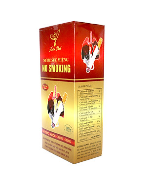 Nước Súc Miệng Cai Thuốc Lá Xuân Vinh 400ml - Làm mất cảm giác thèm thuốc, ngăn ngừa các bệnh về răng miệng, thành phần thiên nhiên, an toàn + Tặng kèm móc khoá CLĐ