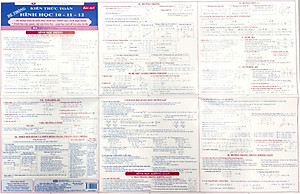 Hệ Thống Kiến Thức Toán Hình Học 10-11-12