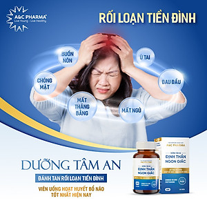 A&C Pharma Viên Uống Ngủ Ngon Dưỡng Tâm An Định Thần Ngon Giấc 150g