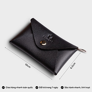 Ví Yuumy ( Thời trang nữ nắp gập cỡ nhỏ - Ví móc khóa da thời trang YMK11 )