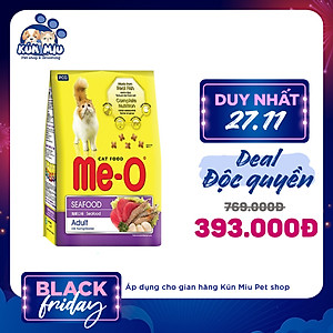 Đồ Ăn Cho Mèo Trưởng Thành Me-O Vị Hải Sản (7kg)