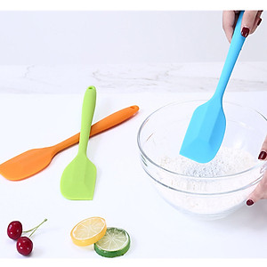 Cây vét bột spatula silicon đúc 28cm (phới silicon)