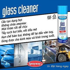 Chai xịt vệ sinh kính 050 - chai lớn 19oz