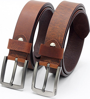 Thắt lưng nam da bò AT Leather - S4k02 - Da bò sáp