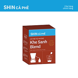 Cà phê Khe Sanh Blend - SHIN Cà Phê - Túi Nhúng - Hộp 10 gói