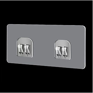 Combo 5 Miếng Dán Thay Thế Cho Các Loại Kệ Góc Dán Tường, Miếng Dán Tường Gài, Móc Dính Tường Dự Phòng Đôi Thần Thánh Chịu Lực Siêu Dính