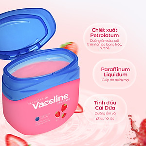 Sáp dưỡng môi Vaseline Dân Khang dưỡng ẩm giảm tình trạng môi khô nứt nẻ