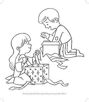 CẦU NGUYỆN - Sách Tô Màu Dành Cho Bé Mừng Giáng Sinh