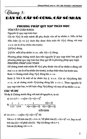 Sách Các Chuyên Đề Nâng Cao Và Phát Triển Giải Tích 11 (Tập 2)