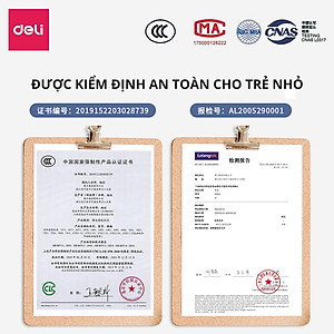 Bộ đất sét nặn 3D Deli 24 màu - Chất liệu an toàn cho trẻ nhỏ, màu sắc tươi sáng đa dạng, kèm phụ kiện khuôn nặn - 67825