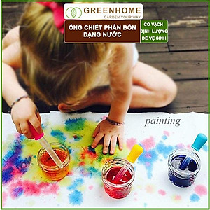 Ống Pipet GreenHome, 5ml, D15cm, Chiết Phân Bón Dạng Nước, Có Vạch Định Lượng, Đa Năng, Tiện Dụng