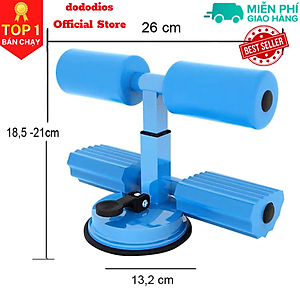 Dụng cụ tập cơ bụng eo gym đồ dùng thể thao tại nhà đa năng có đế hút chân không trụ chữ t gập bụng giảm béo nam nữ, dụng cụ gập bụng, dụng cụ tập gập bụng - chính hãng dododios - màu ngẫu nhiên high-class