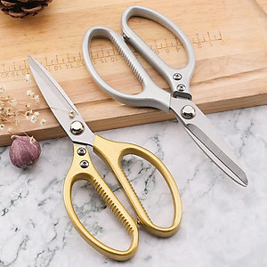 Kéo Thép Đa Năng Nhật Bản, Size Lớn, Chất Liệu Thép Cao Cấp Không Gỉ Kéo Cắt Gà Kéo Nhà Bếp Cắt Vải Cắt Giấy - Giao Màu Ngẫu Nhiên