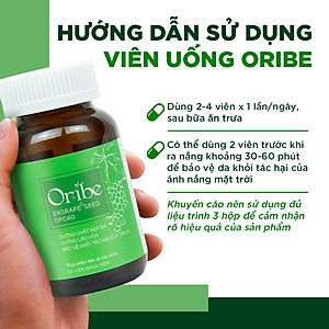 Viên Uống Đẹp Da Chống Nám Ngăn Ngừa Lão Hóa Oribe (Hộp 30 viên)