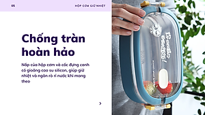 Hộp Cơm Văn Phòng Giữ Nhiệt  2 Lớp 2 Tầng Tiện Lợi Kèm Hộp Đựng Canh Soup và Bộ Đũa Thìa INOX – Chất Liệu INOX304An Toàn Cho Sức Khỏe – Hàng Chính Hãng MINIIN- Tặng Túi Đựng Cơm