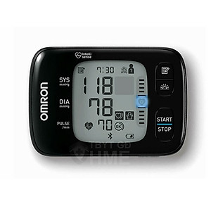 Máy đo huyết áp cổ tay Omron HEM-6232T thiết kế siêu nhỏ, kết nối bluetooth, trang bị các tính năng cao cấp nhất