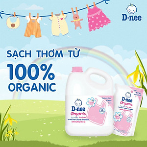 Nước giặt Dnee 3000ml xanh/hồng/trắng - Thái Lan