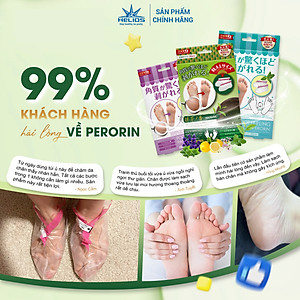 Túi ủ tẩy tế bào chết, dưỡng ẩm chân PERORIN (Lavender) - Nhật Bản - Chính hãng - Hộp 1 túi