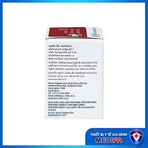 Hộp 50 Que Thử Đường Huyết Accu Chek Performa - Hàng Chính Hãng Roche, Date Xa
