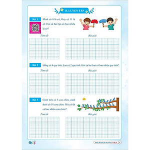 Giải Toán Có Lời Văn Lớp 1 - Chương Trình Mới (1 Cuốn) - Bản Quyền