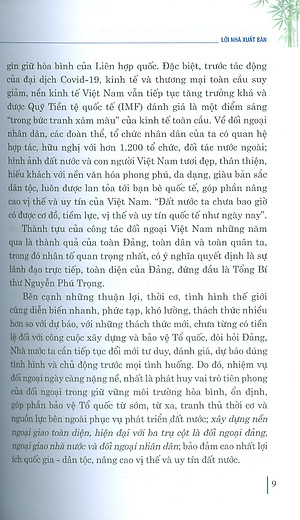 Xây dựng và phát triển nền đối ngoại, ngoại giao Việt Nam toàn diện, hiện đại, mang đậm bản sắc " cây tre Việt Nam" bản in 2024