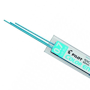 Ruột Chì Bấm 0.7 mm Color Eno - Pilot PLCR-7-SL - Xanh Nhạt (60 mm x 6 Ngòi)