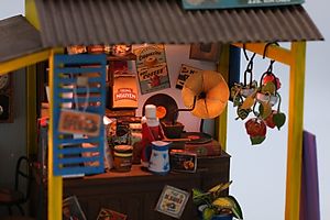 MÔ HÌNH TỰ LẮP RÁP DIY SÀI GÒN THU NHỎ - CÀ PHÊ ĐÁ - AD07