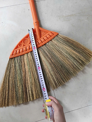 Chổi Chít Bông Cỏ Quét Nhà Cán Nhựa Cao Cấp Đã Làm Sạch Bụi Bông Cỏ