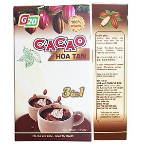 Cacao Hòa Tan 3 in 1 G20 Coffee