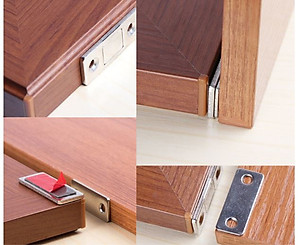 Combo 2 Bộ Nam Châm Hít, Giữ Ngăn Kéo, Cửa Tủ KUNBE, Không Cần Khoan Siêu Tiện Lợi