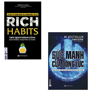 Combo Sách Hay Nhất Về Quản Trị Năng Lượng Bản Thân - Chữa Bệnh Lười Và Trì Hoãn: Rich Habits - Thói Quen Thành Công + Sức Mạnh Của Động Lực 