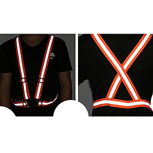 Dây Đai Phản Quang, Áo Phản Quang Nam Nữ Đi Phượt/ Đi Xe Máy/ Đạp Xe Đạp Với Dây Thun Đàn Hồi Co Giãn Rộng Chuyên Dụng Đi Ban Đêm An Toàn Mai Lee