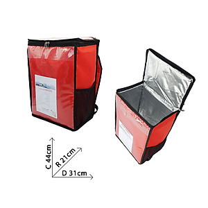 Balo Giữ Nhiệt 28 lít Đa Năng KhoNCC Hàng Chính Hãng - Chuyên Dùng Cho Các Shipper Giao Hàng Đồ Ăn Giữ Được Nhiệt Độ Lâu - KKT-7168-BLGHD (Nhiều màu)