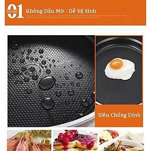 Chảo Nồi Lẩu Điện Chống Dính Đa Năng Công Suất 1360W, Nhiều Chức Năng Như Chiên, Xào, Nấu Ứng Dụng Trong Mọi Gia Đình -Hàng Chính Hãng MINIIN
