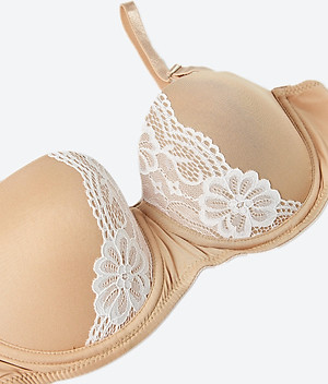 Áo Ngực Cúp Ngang Phối Viền Ren  Miley Lingerie BRM09202