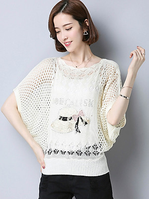 Áo Len Nữ Tay Lửng Nhẹ One Size 44-57Kg ALN023 MayHomes