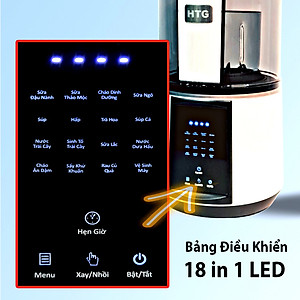 Máy làm sữa hạt CB8825 xay nấu sữa hạt 18 chương trình đa năng, siêu thanh chống ồn công nghệ mới, cháo súp dinh dưỡng tiện lợi, sinh tố trái cây đơn giản tại nhà, hàng chính hãng