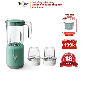 Máy xay đă năng 3 trong 1 BEAR BL-B10V2 xay thịt, hoa quả, nhanh chóng, tiện lợi - Hàng nhập khẩu