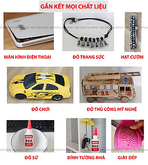 Keo Dán Siêu Dính Đa Năng Mọi Chất Liệu Cực Mạnh Mifan - Dán Gỗ Thuỷ Tinh Kim Loại Sắt Gốm Sứ Nhựa Vải