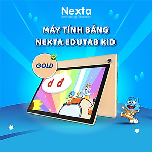 Máy tính bảng học tập thông minh Nexta Edutab Kid cho bé từ 5-8 tuổi - quản lý thời gian cho trẻ - 1 đổi 1 trong vòng 30 ngày, bảo hành 12 tháng