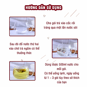 Trà giảm mỡ bụng Genpi Orihiro Nhật Bản hỗ trợ giảm mỡ bắp tay, đùi hiệu quả, chống oxy hoá gói 60 túi lọc JN-ORGEN01